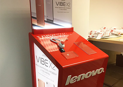Stojaki reklamowe dla Lenovo